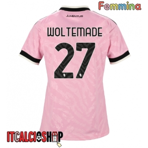 Juventus Nick Woltemade #27 Seconda Maglia Femmina 2026-27 Manica Corta